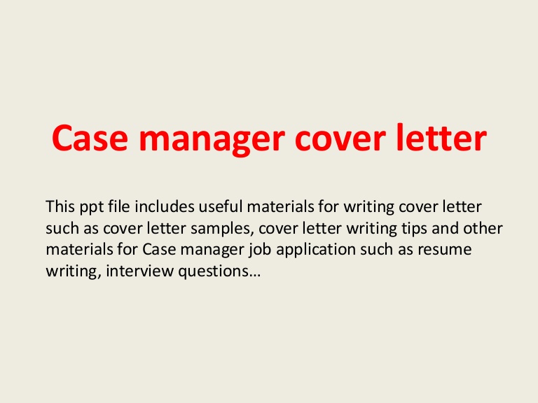 Case Worker Cover Letter No Experience | | Mt Home Arts