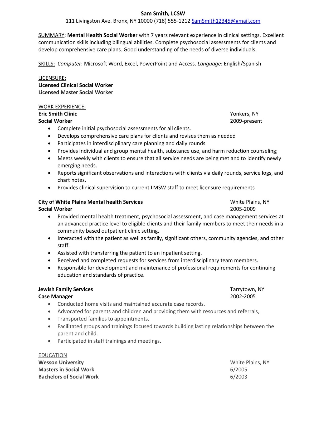 Caseworker Job Description For Resume Mt Home Arts