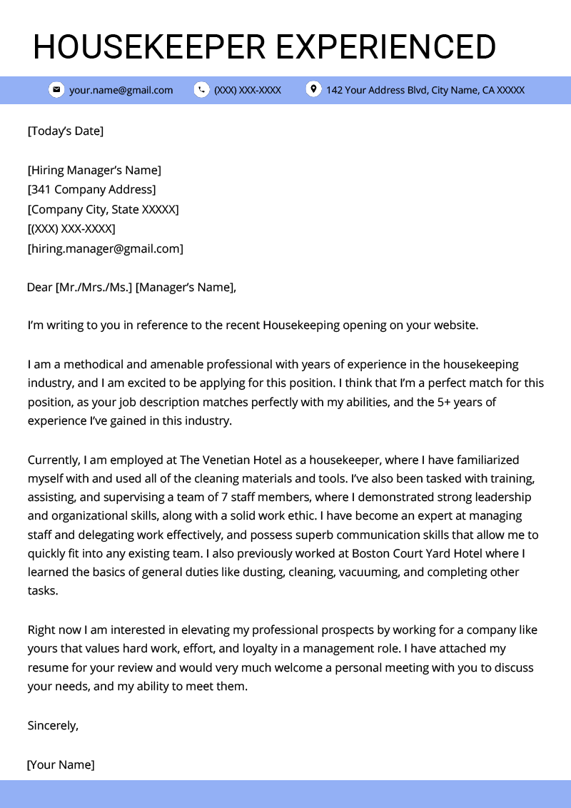 Domestic Worker Cover Letter Sample Mt Home Arts