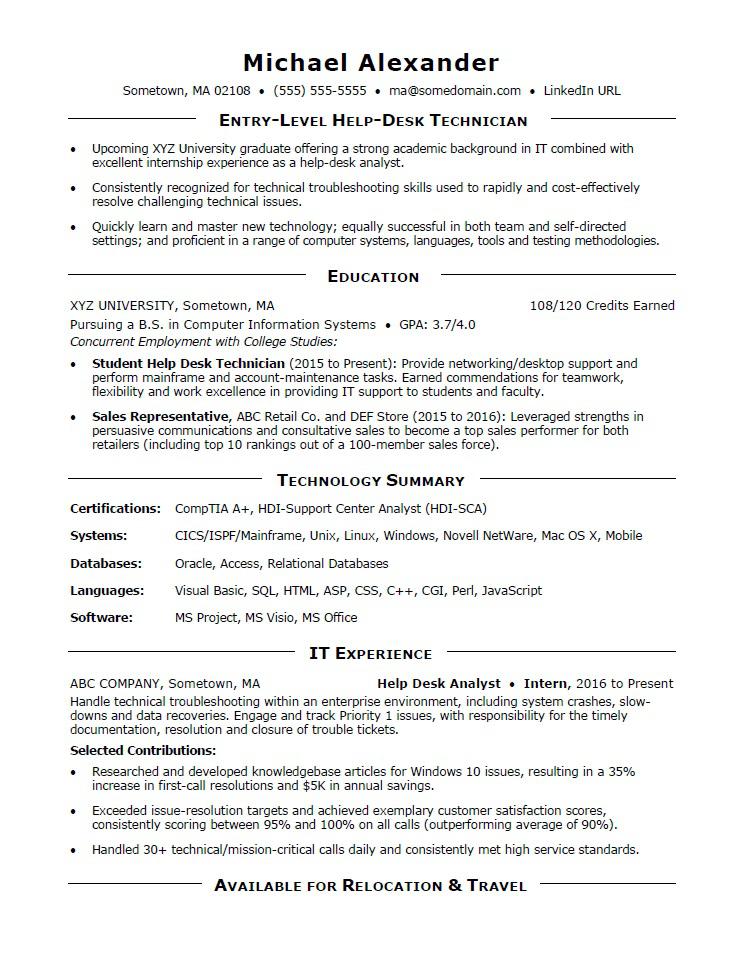 Entry Level Cyber Security Resume Mt Home Arts