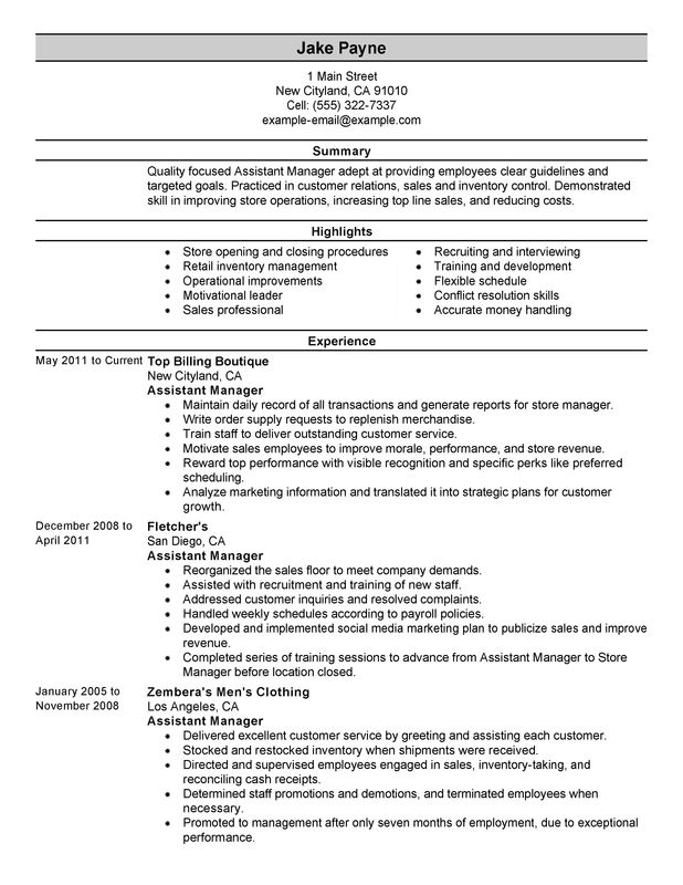 assistant-manager-resume-example-and-tips