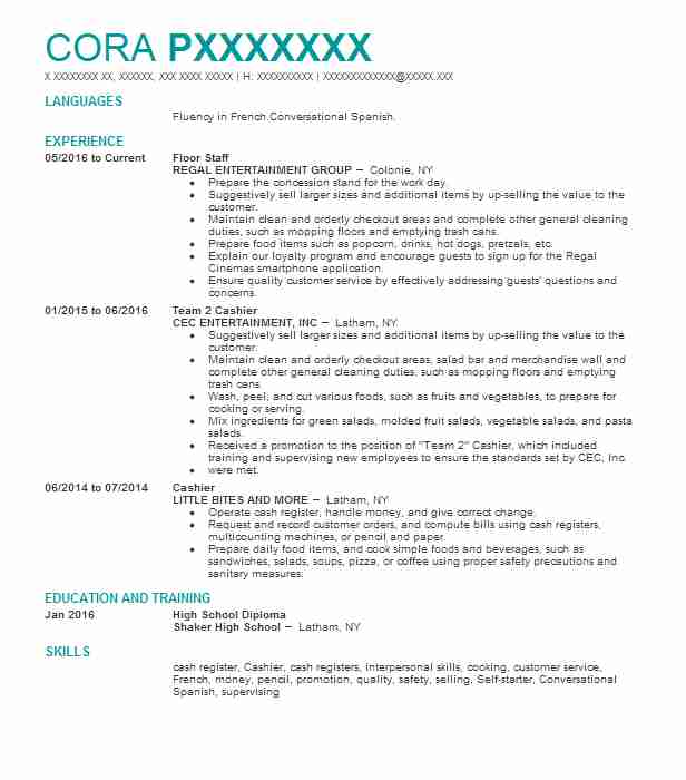 Floor Staff Skills For Resume Mt Home Arts