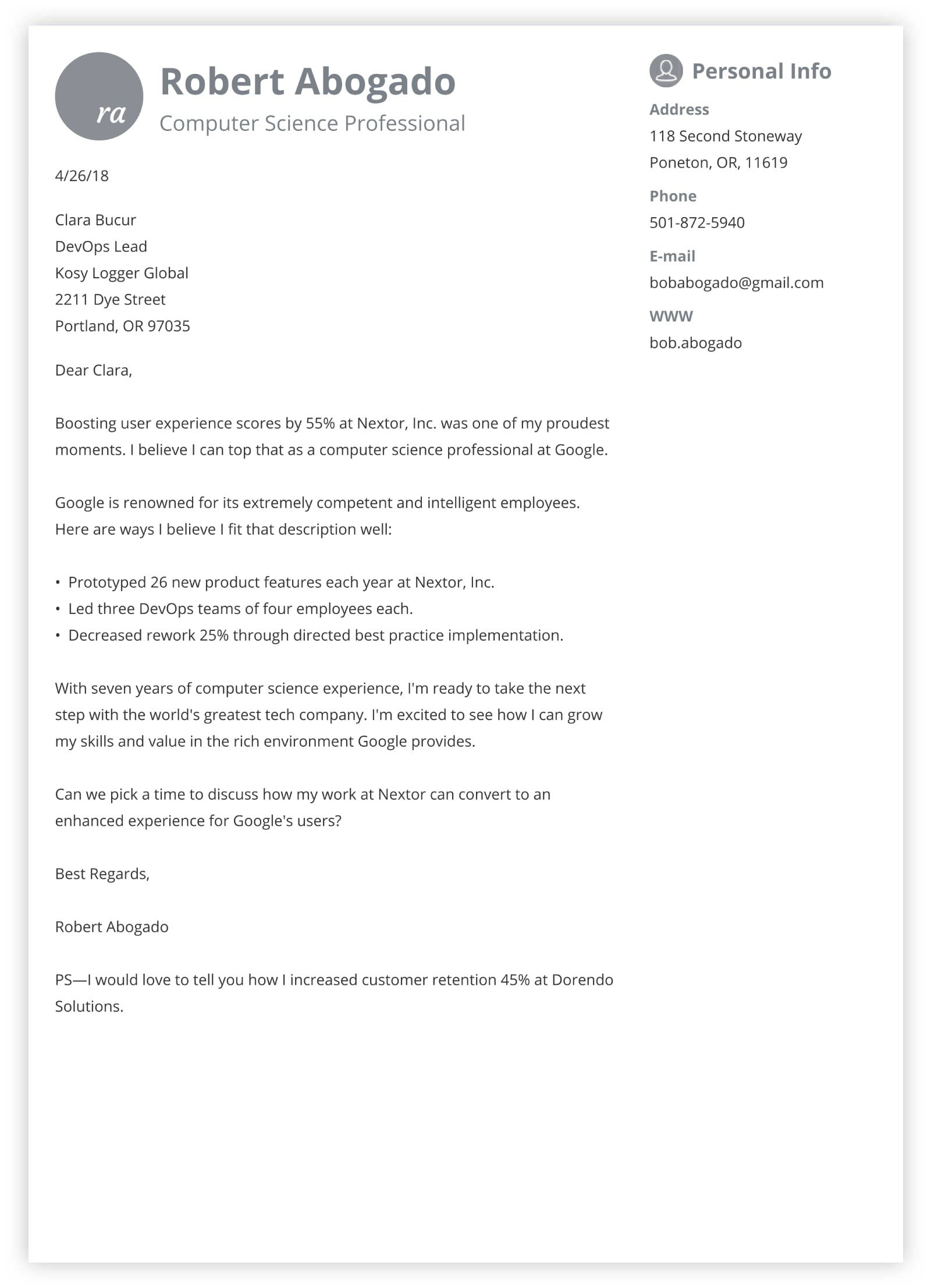 Simple Cover Letter Examples Mt Home Arts