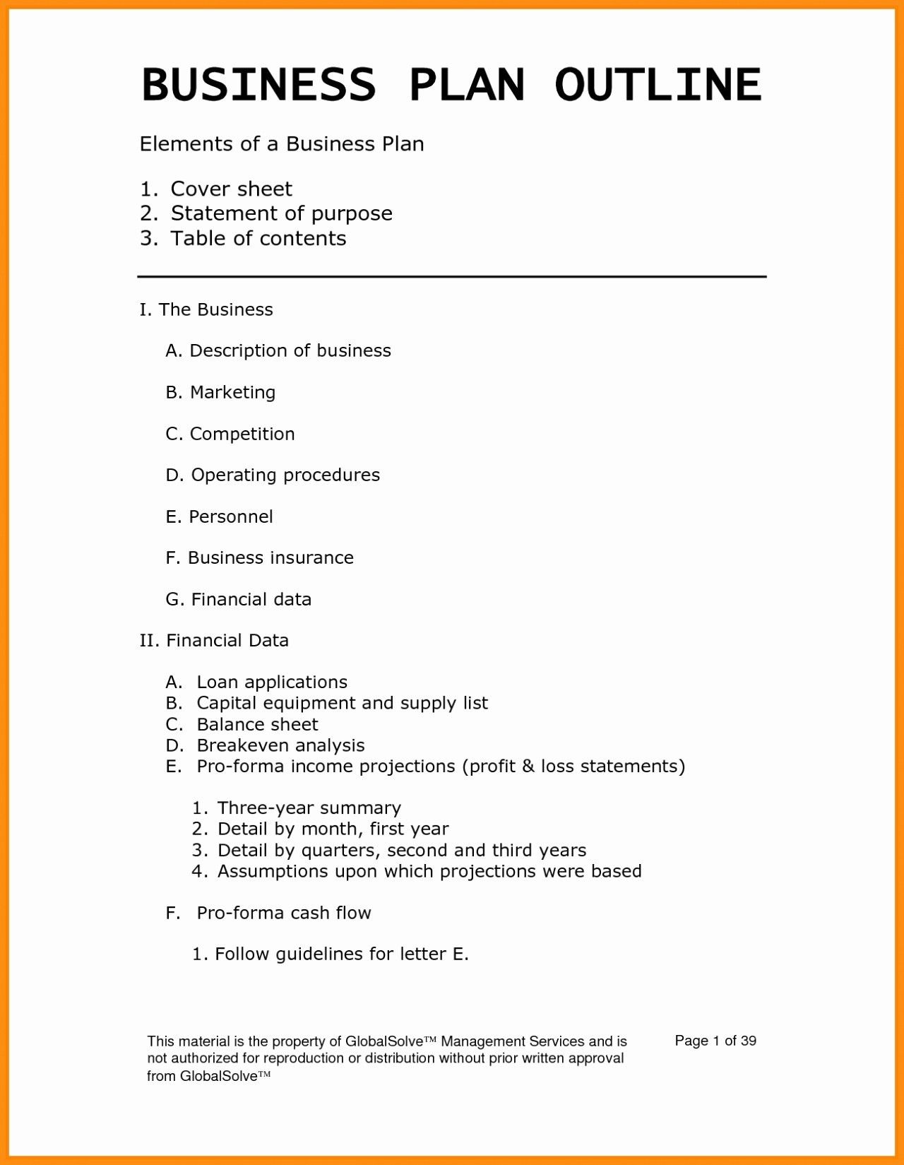 Business Plan Template  Mt Home Arts