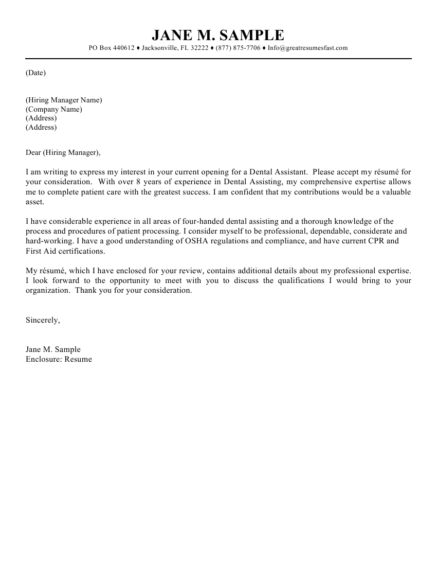 Dental Assistant Letter Of Recommendation Mt Home Arts