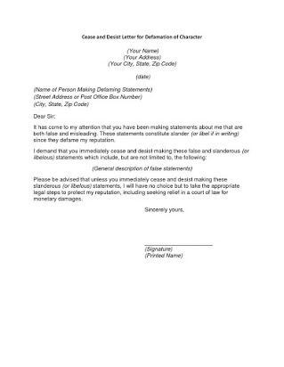 Sample Cease And Desist Letter from mthomearts.com