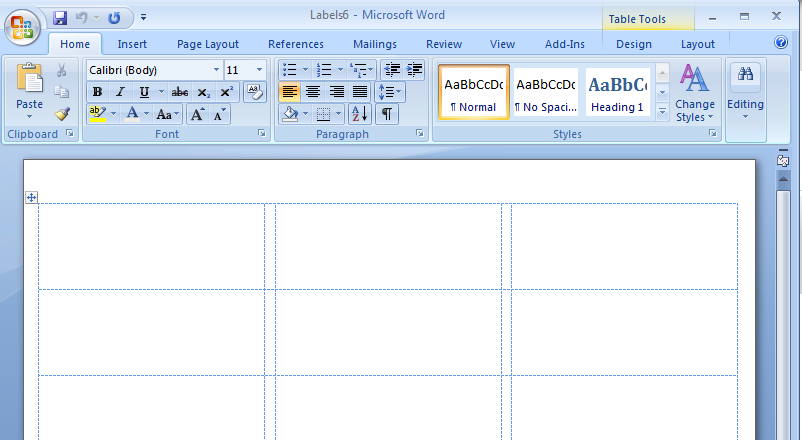 how to add more label pages in word