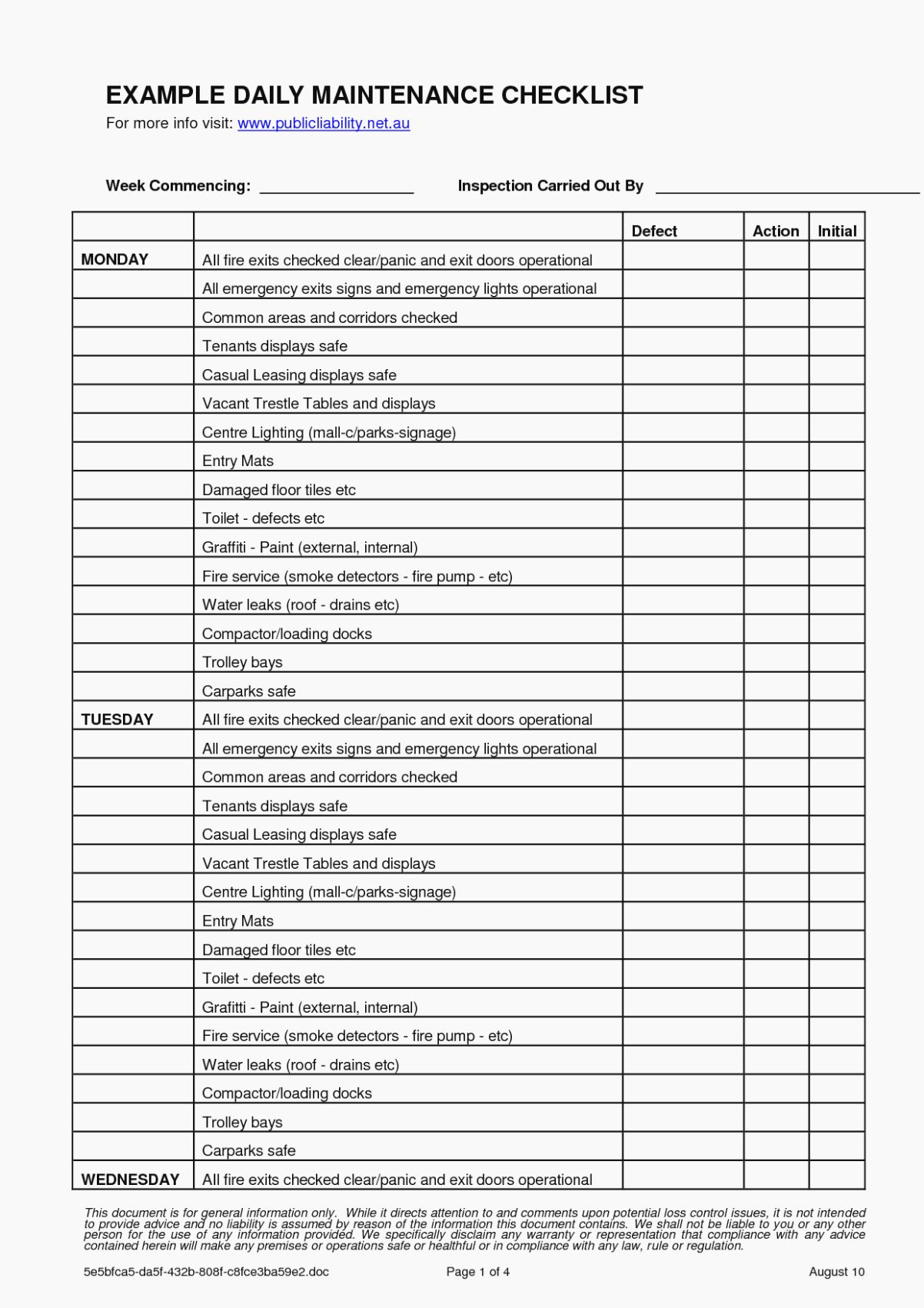 free-preventive-maintenance-checklist-template-excel