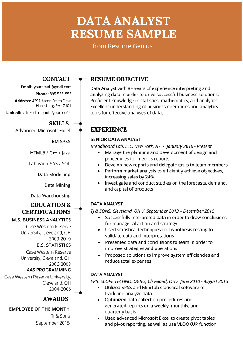 data-analyst-resume-mt-home-arts