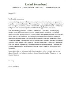 College Student Worker Cover Letter Sample | Mt Home Arts