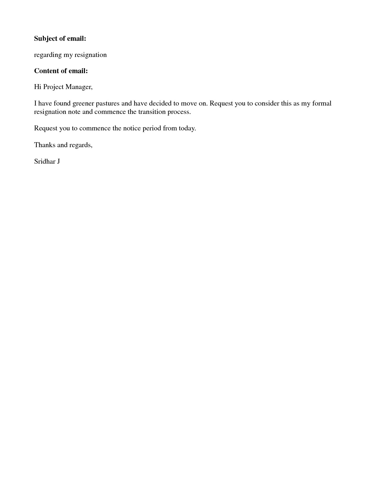 Cover letter example short August 28