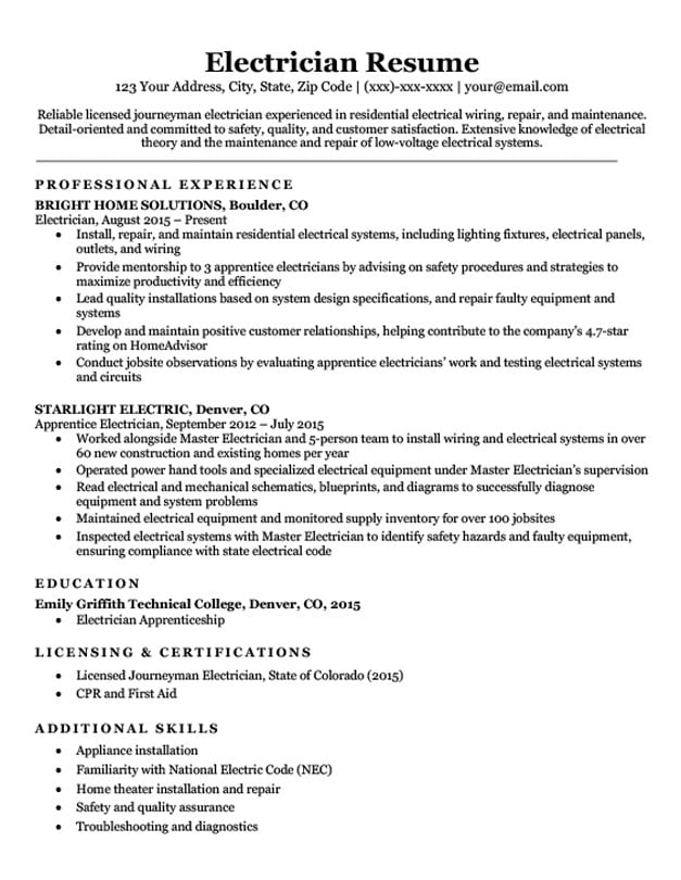 free-electrician-resume-sample-template-example-cv-resume