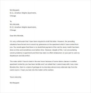 Tenant Letter Template | Mt Home Arts