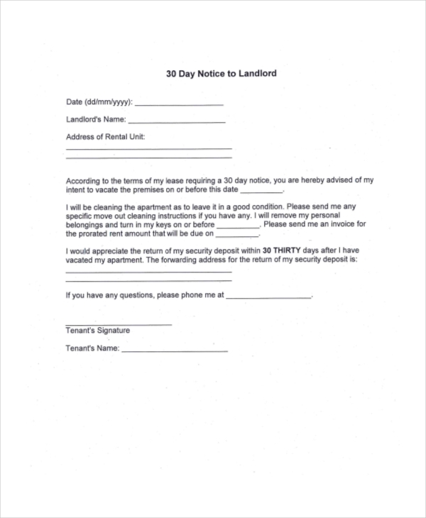 Letter To Vacate Apartment From Landlord from mthomearts.com