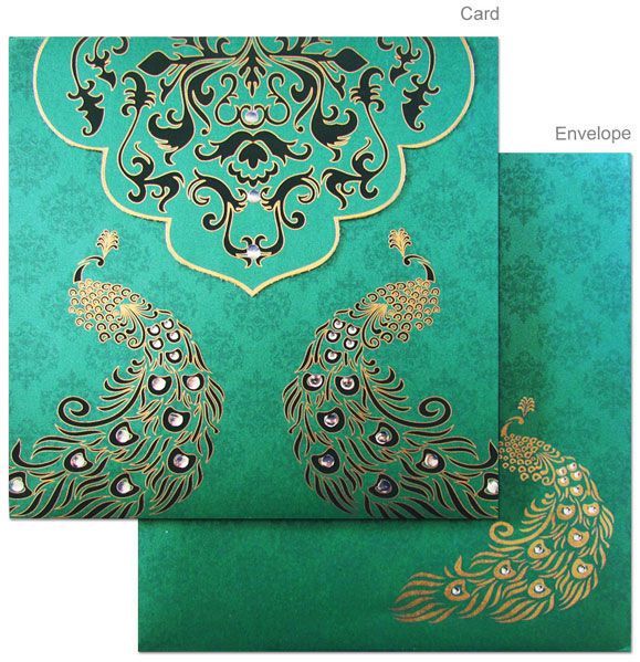 Peacock Invitation Design | | Mt Home Arts